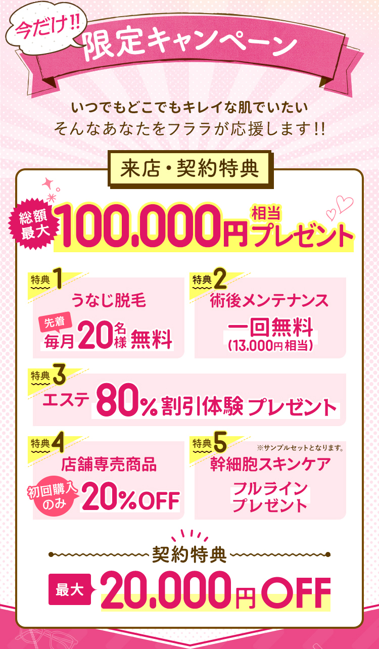 今だけ!!限定キャンペーン